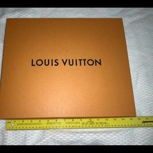 LOUIS VUITTON Gift Box Only 14”x12”x3” Genuine